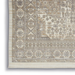 Alternative view of Nourison Lustrous Weave LUW02 Ivory Beige Area Rug