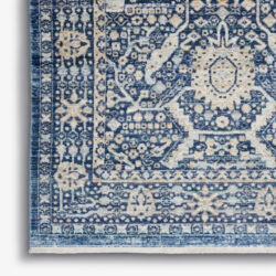 Alternative view of Nourison Lustrous Weave LUW03 Blue Area Rug