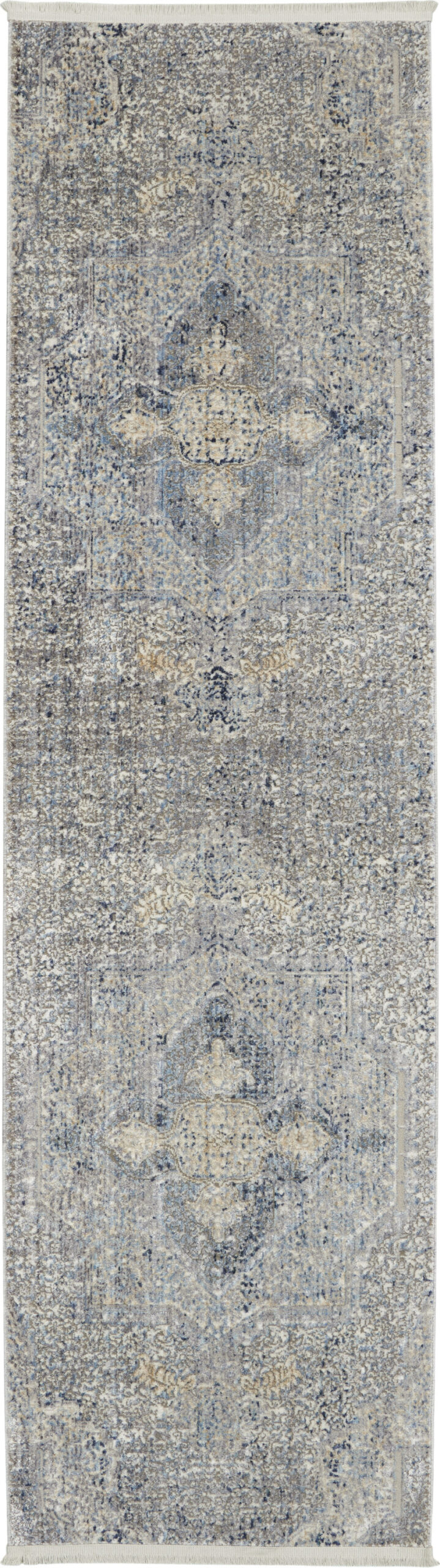 Nourison Lustrous Weave LUW04 Blue Grey Area Rug
