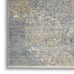 Alternative view of Nourison Lustrous Weave LUW04 Blue Grey Area Rug