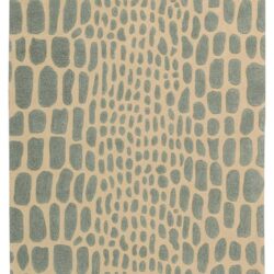 Michael Amini Zambiana MA403 Aqua Area Rug