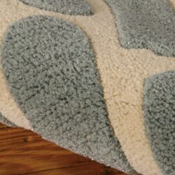 Alternative view of Michael Amini Zambiana MA403 Aqua Area Rug