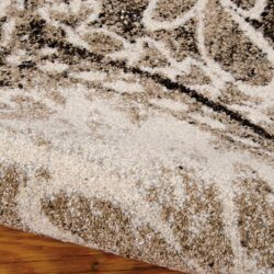 Alternative view of Michael Amini Glistening Nights MA501 Light Grey Area Rug