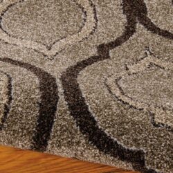 Alternative view of Michael Amini Glistening Nights MA508 Grey Area Rug