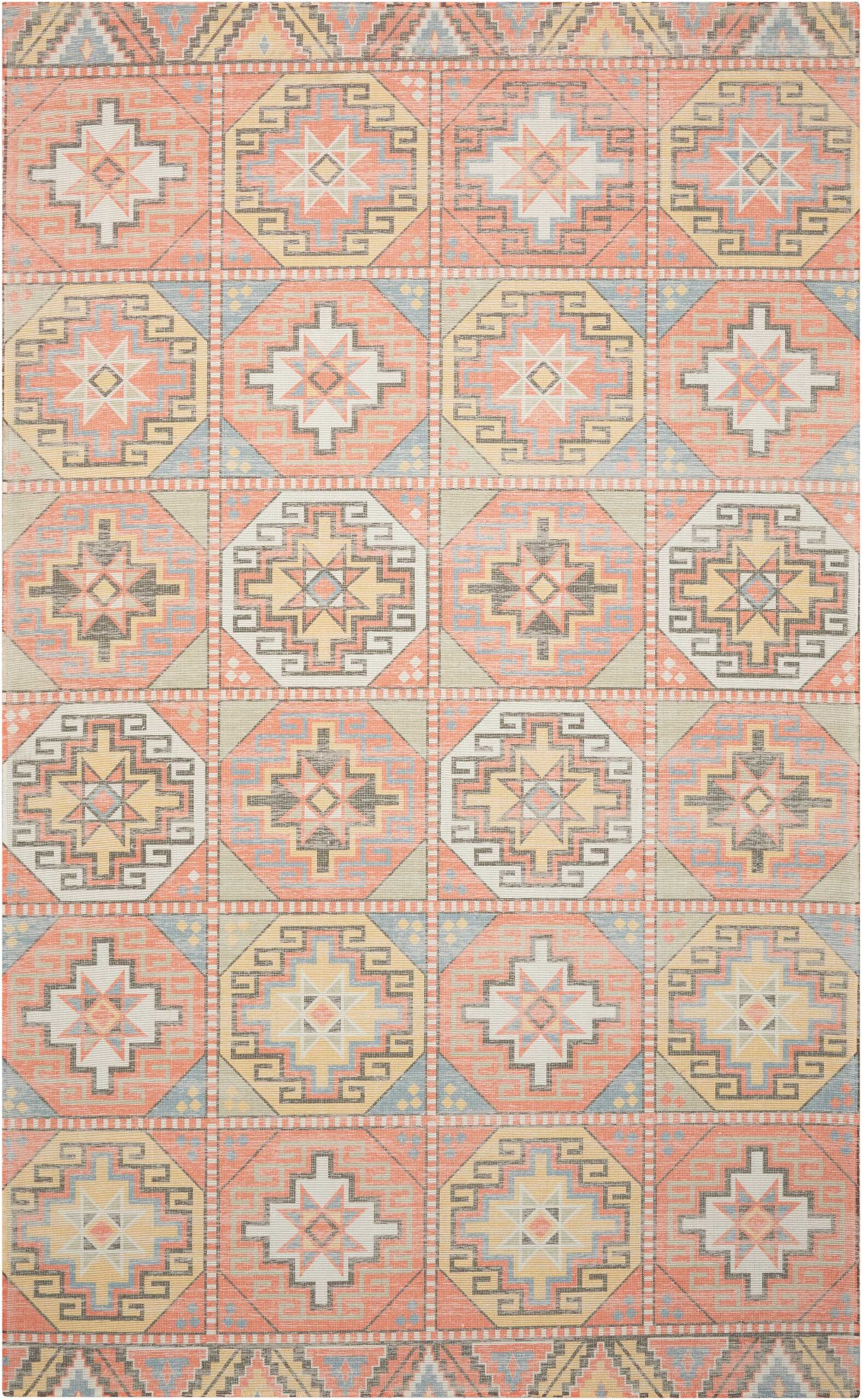 Nourison Madera MAD01 Light Orange Area Rug
