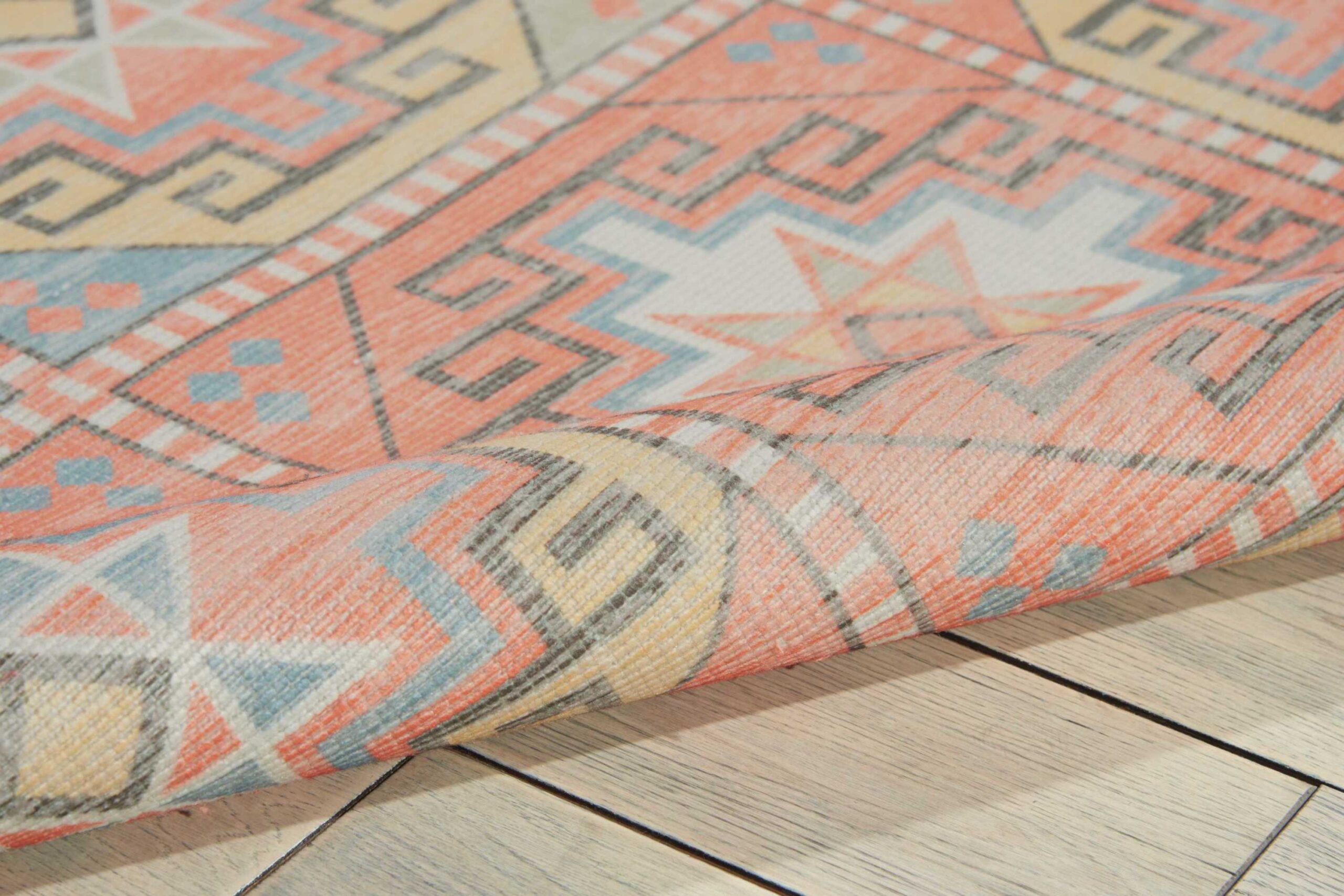 Nourison Madera MAD01 Light Orange Area Rug - Image 2