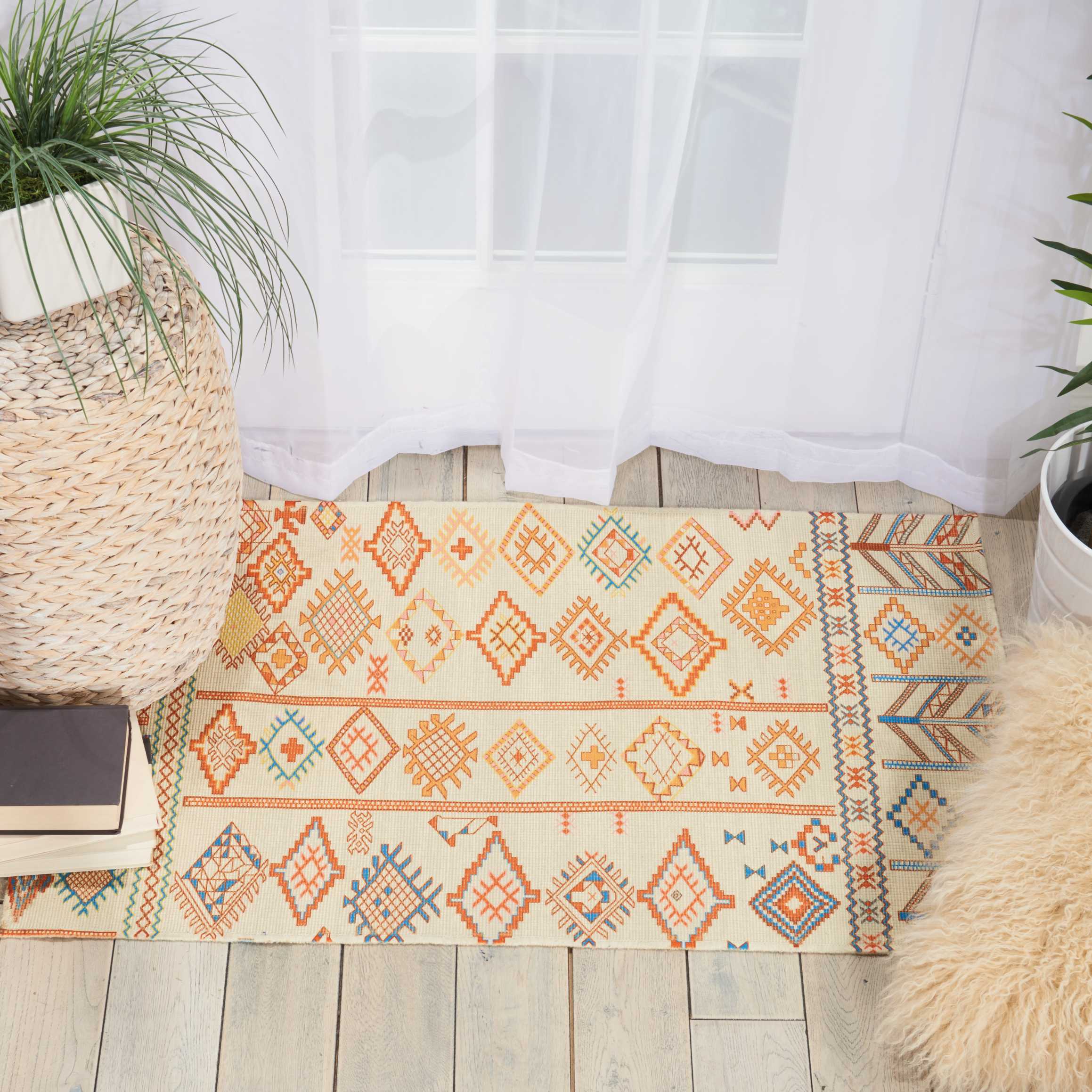 Nourison Madera MAD05 Ivory Area Rug - Image 3