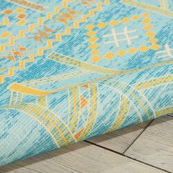 Alternative view of Nourison Madera MAD05 Sky Blue Area Rug