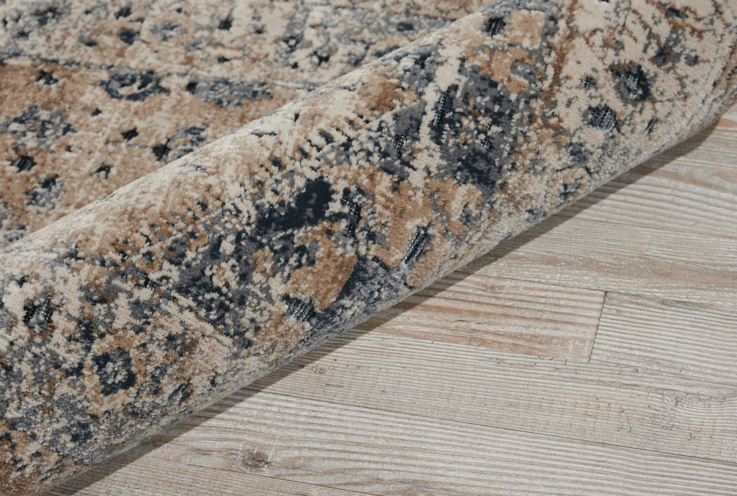 Nourison Malta MAI02 Beige Blue Area Rug - Image 2