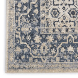 Alternative view of Nourison Malta MAI04 Ivory/Blue Area Rug