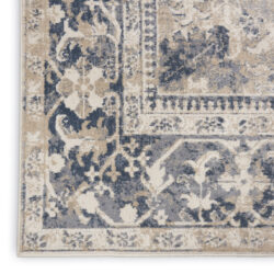 Alternative view of Nourison Malta MAI05 Ivory/Blue Area Rug