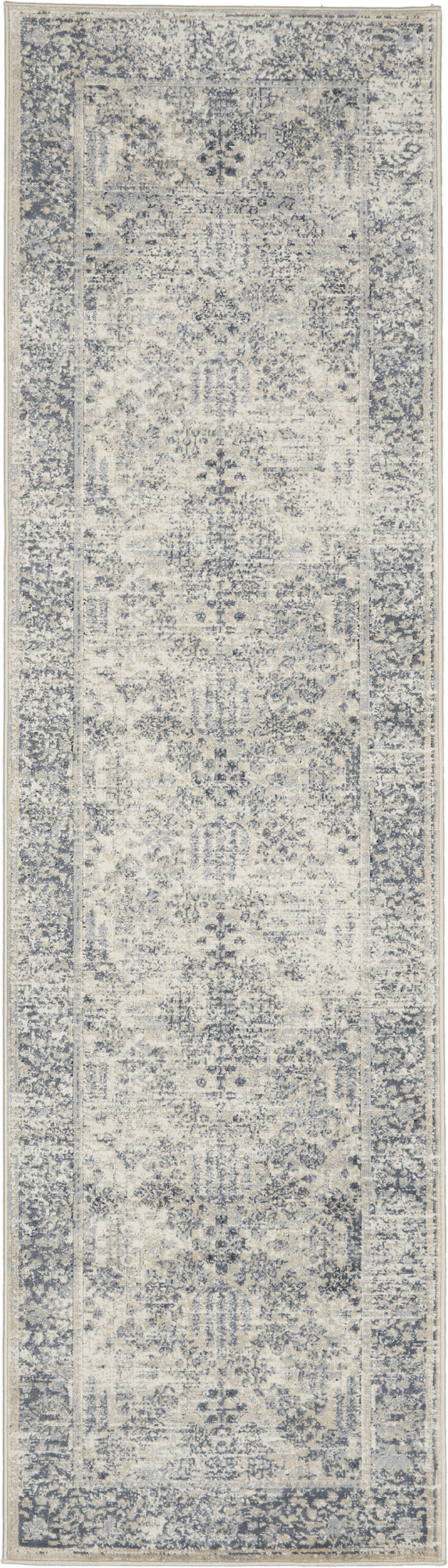 Nourison Malta MAI12 Ivory/Blue Area Rug