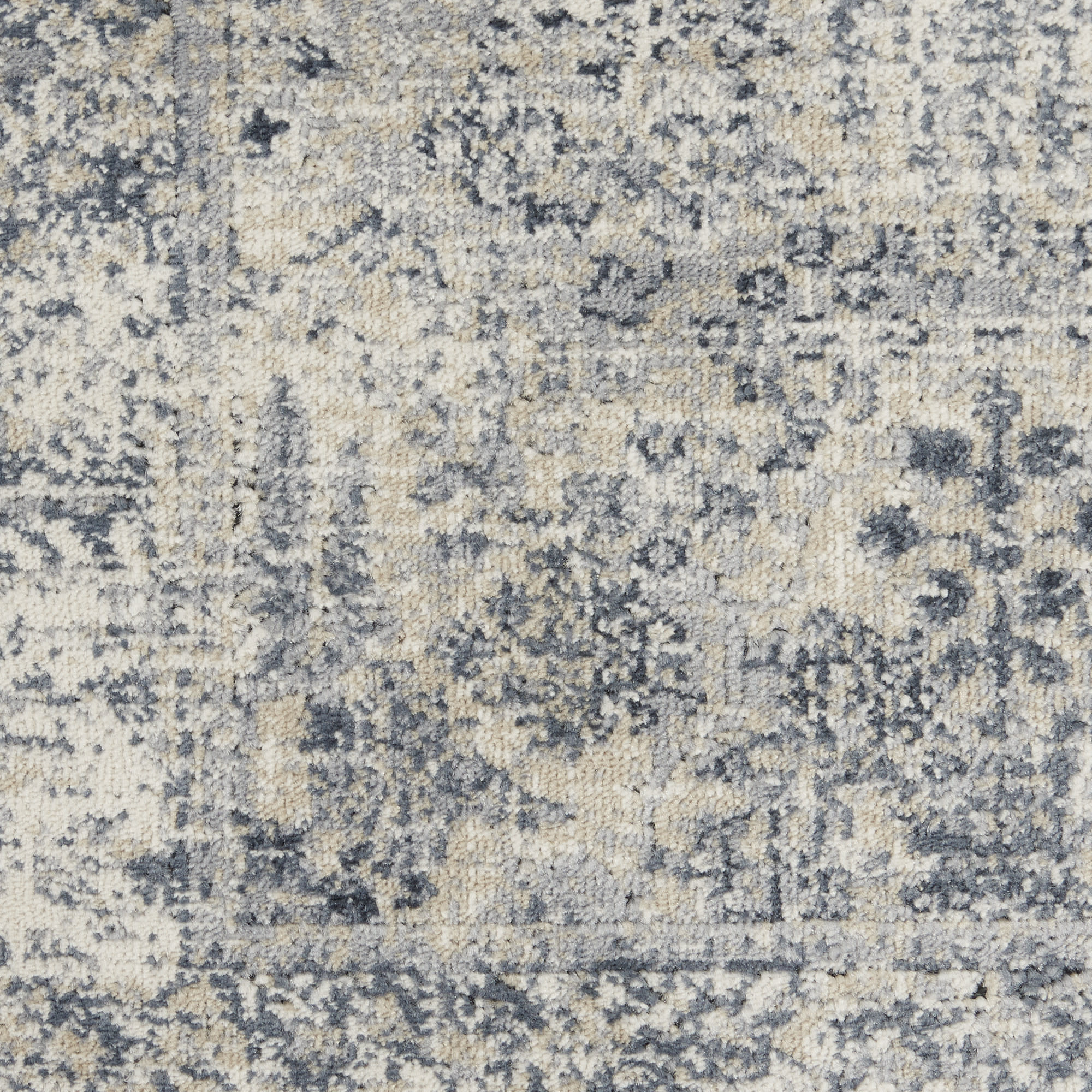 Nourison Malta MAI12 Ivory/Blue Area Rug - Image 4