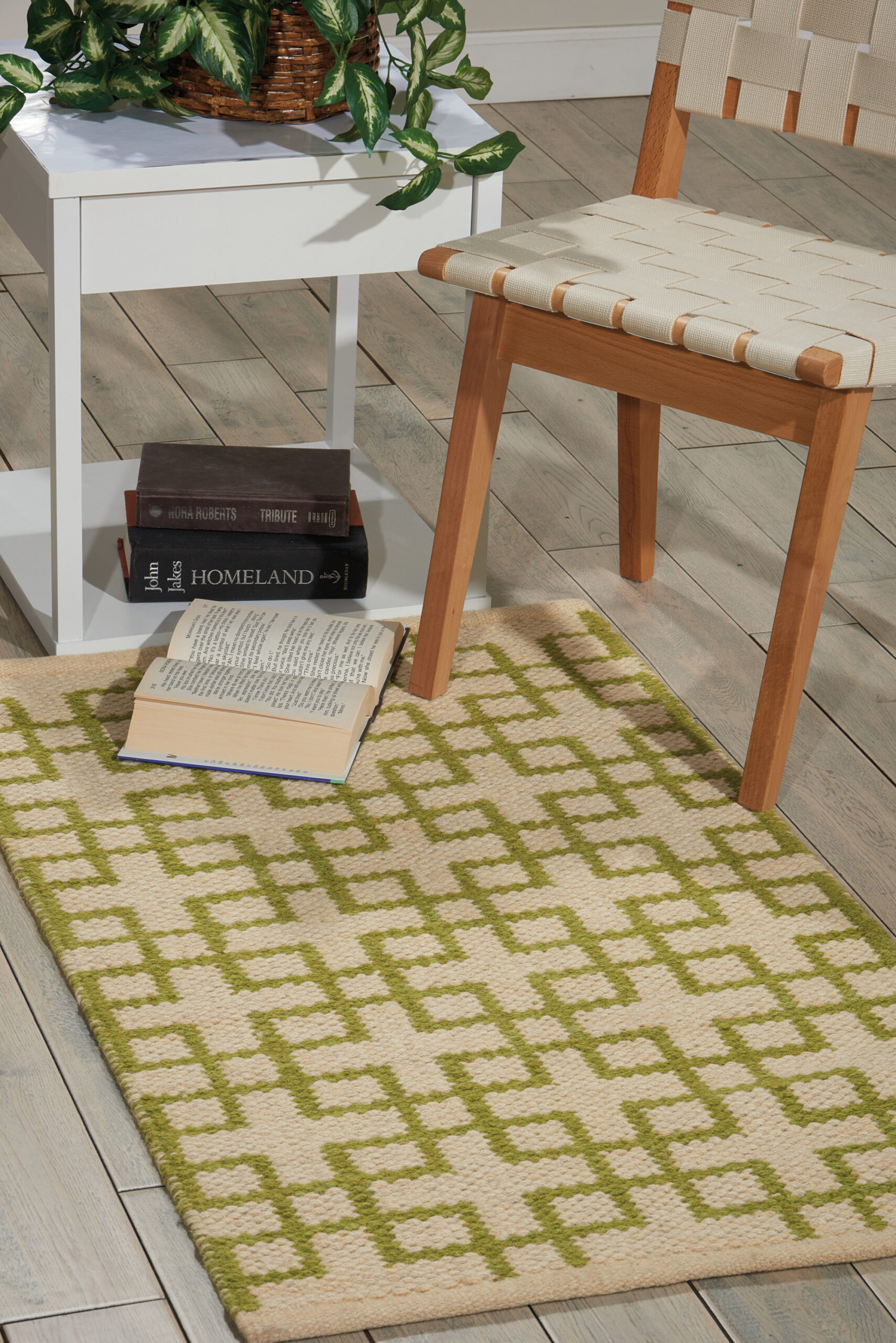 Barclay Butera Maze MAZ01 Beige Green Area Rug - Image 3