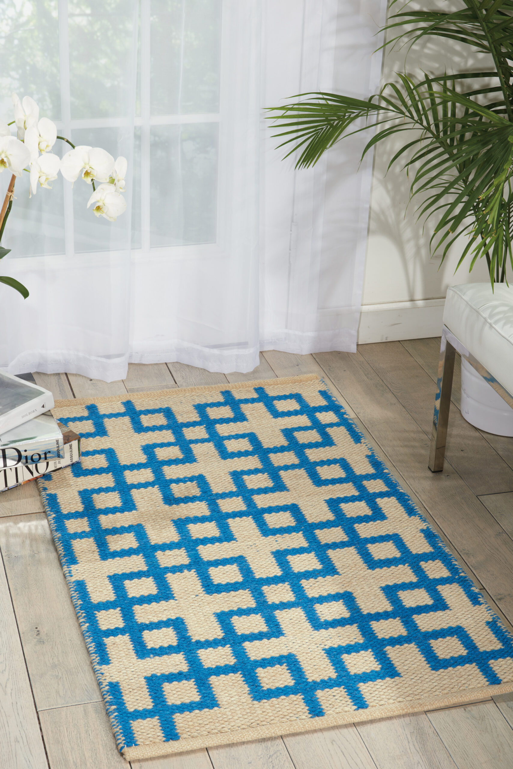 Barclay Butera Maze MAZ01 Indigo Area Rug - Image 3
