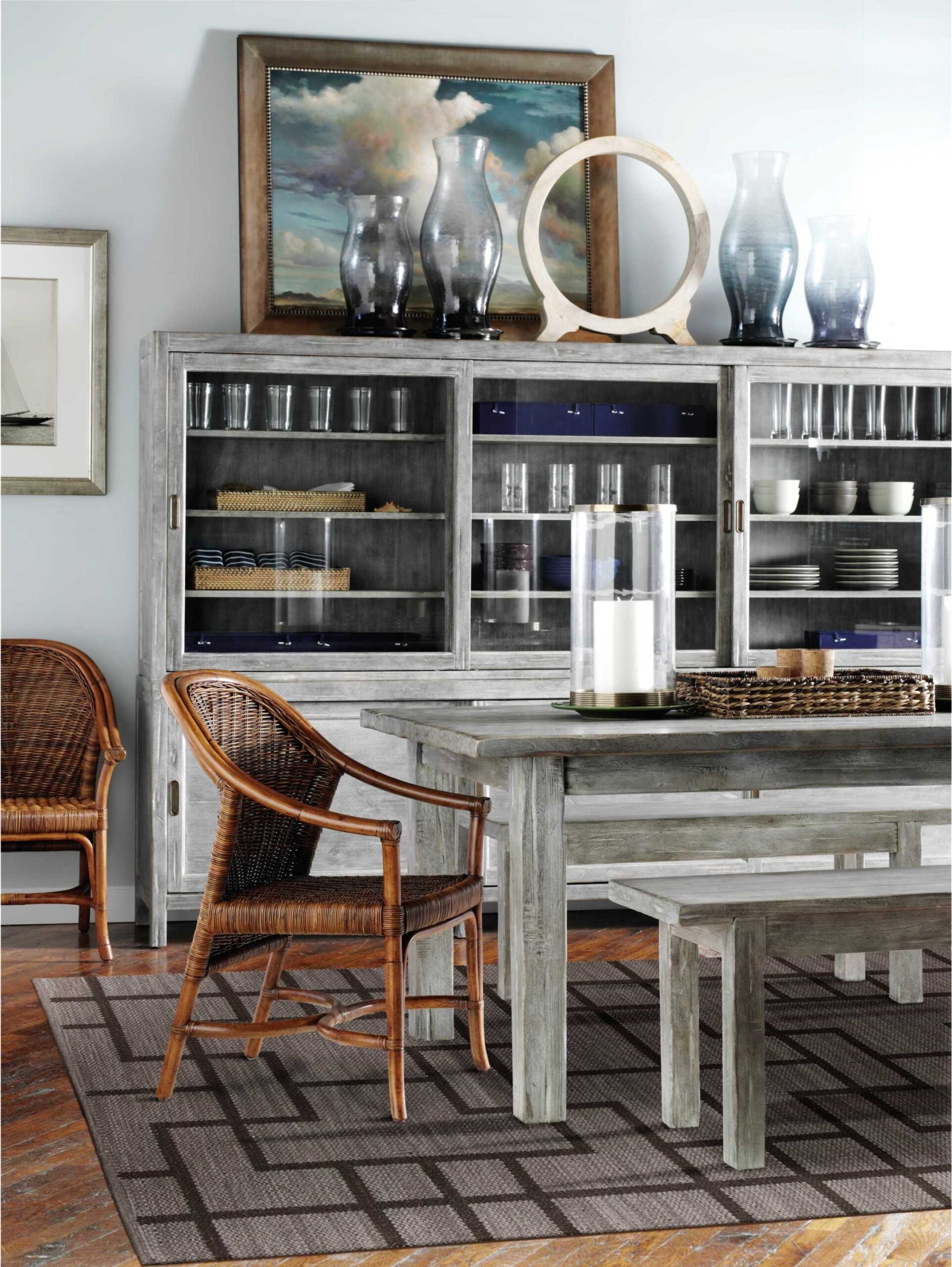 Barclay Butera Maze MAZ02 Slate Area Rug - Image 3