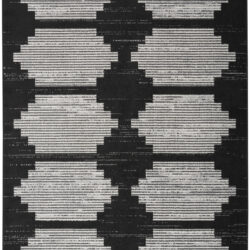 Nourison Modern Passion MDP01 Black Grey Area Rug