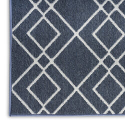 Alternative view of Nourison Modern Lines MOL01 Denim Area Rug