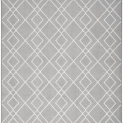 Nourison Modern Lines MOL01 Silver Area Rug