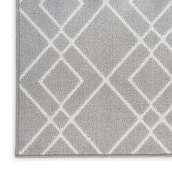 Alternative view of Nourison Modern Lines MOL01 Silver Area Rug