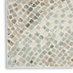 Alternative view of Nourison Marmara MRA02 Ivory Teal Grey Area Rug