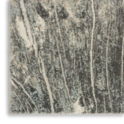 Alternative view of Nourison Marmara MRA03 Charcoal Ivory Area Rug