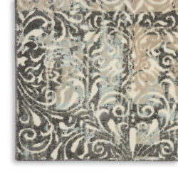 Alternative view of Nourison Marmara MRA04 Charcoal Teal Ivory Area Rug