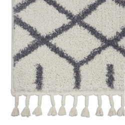 Alternative view of Nourison Moroccan Shag MRS01 White Area Rug