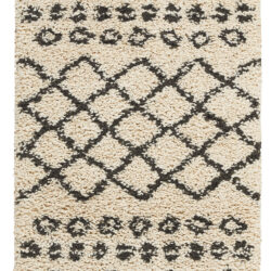 Nourison Moroccan Shag MRS02 Cream Area Rug