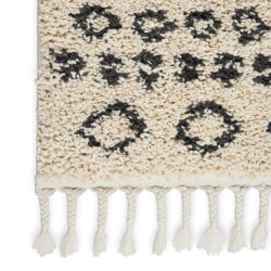 Alternative view of Nourison Moroccan Shag MRS02 Cream Area Rug
