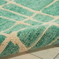 Alternative view of Nourison Tahoe Modern MTA03 Turqoise Green Area Rug