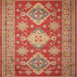 Nourison Maymana MYN01 Red Area Rug