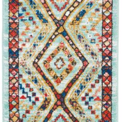 Nourison South Western NAV02 Aqua Area Rug