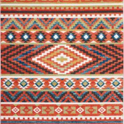 Nourison South Western NAV04 Orange Area Rug