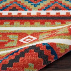 Alternative view of Nourison South Western NAV04 Orange Area Rug