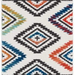 Nourison South Western NAV06 White Area Rug