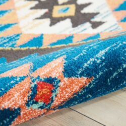 Alternative view of Nourison South Western NAV07 Blue Area Rug