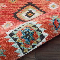 Alternative view of Nourison South Western NAV07 Red Area Rug