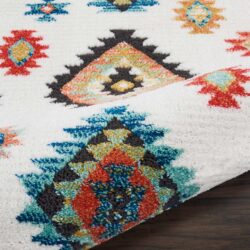 Alternative view of Nourison South Western NAV07 White Area Rug