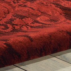 Alternative view of Nourison Nightfall NGT03 Brick Area Rug