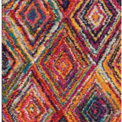 Nourison Nomad NMD01 Red Multicolor Area Rug