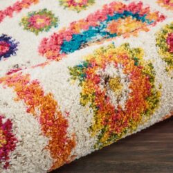 Alternative view of Nourison Nomad NMD03 Ivory Pink Area Rug