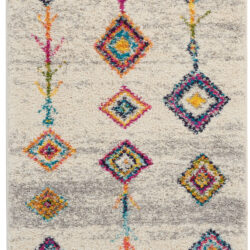 Nourison Nomad NMD04 Cream Grey Area Rug