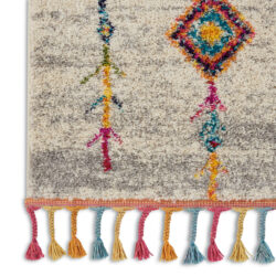 Alternative view of Nourison Nomad NMD04 Cream Grey Area Rug