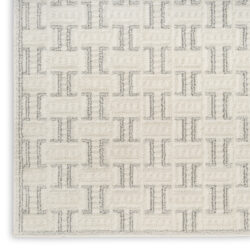Alternative view of Nourison Nordic NRC01 Ivory Grey Area Rug