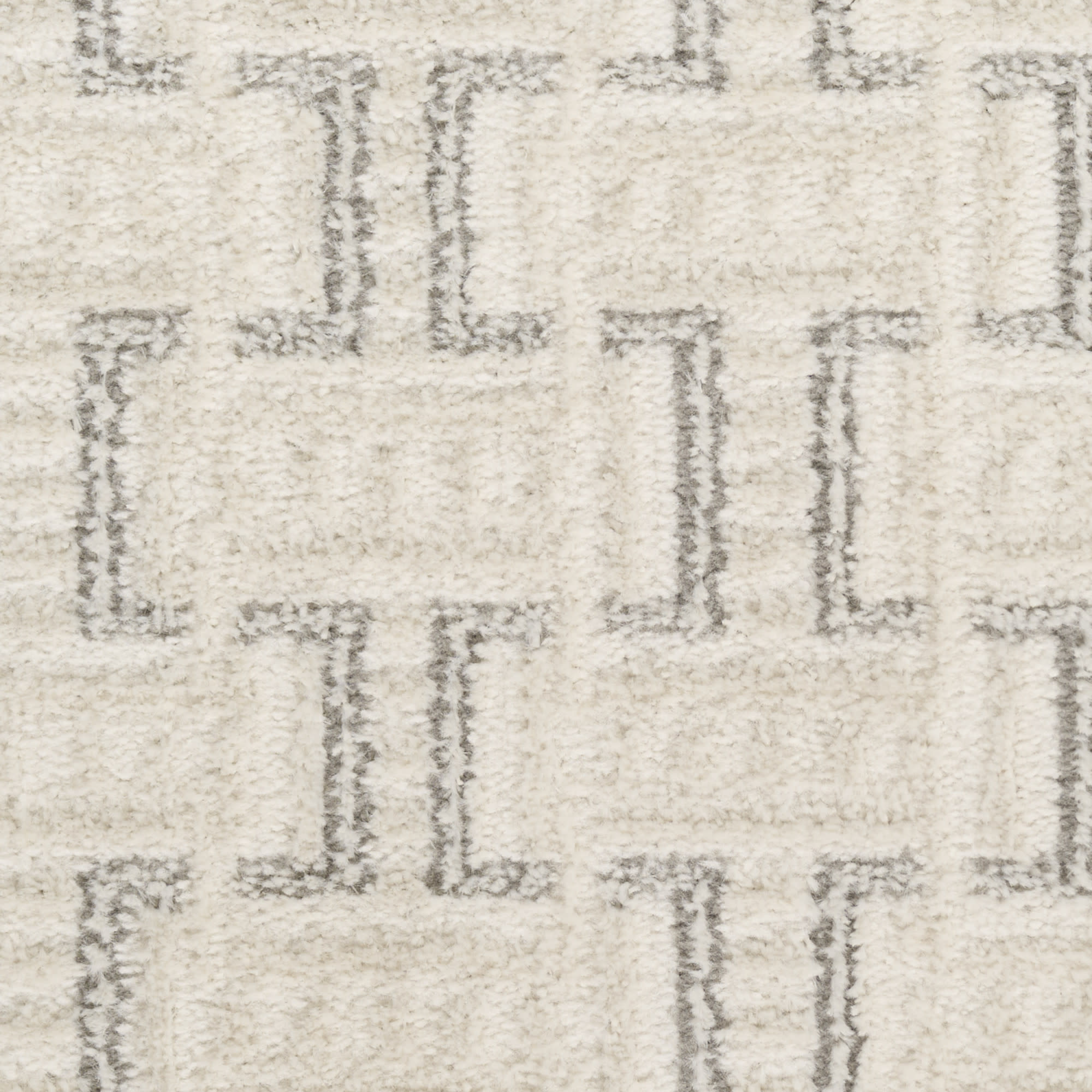 Nourison Nordic NRC01 Ivory Grey Area Rug - Image 4