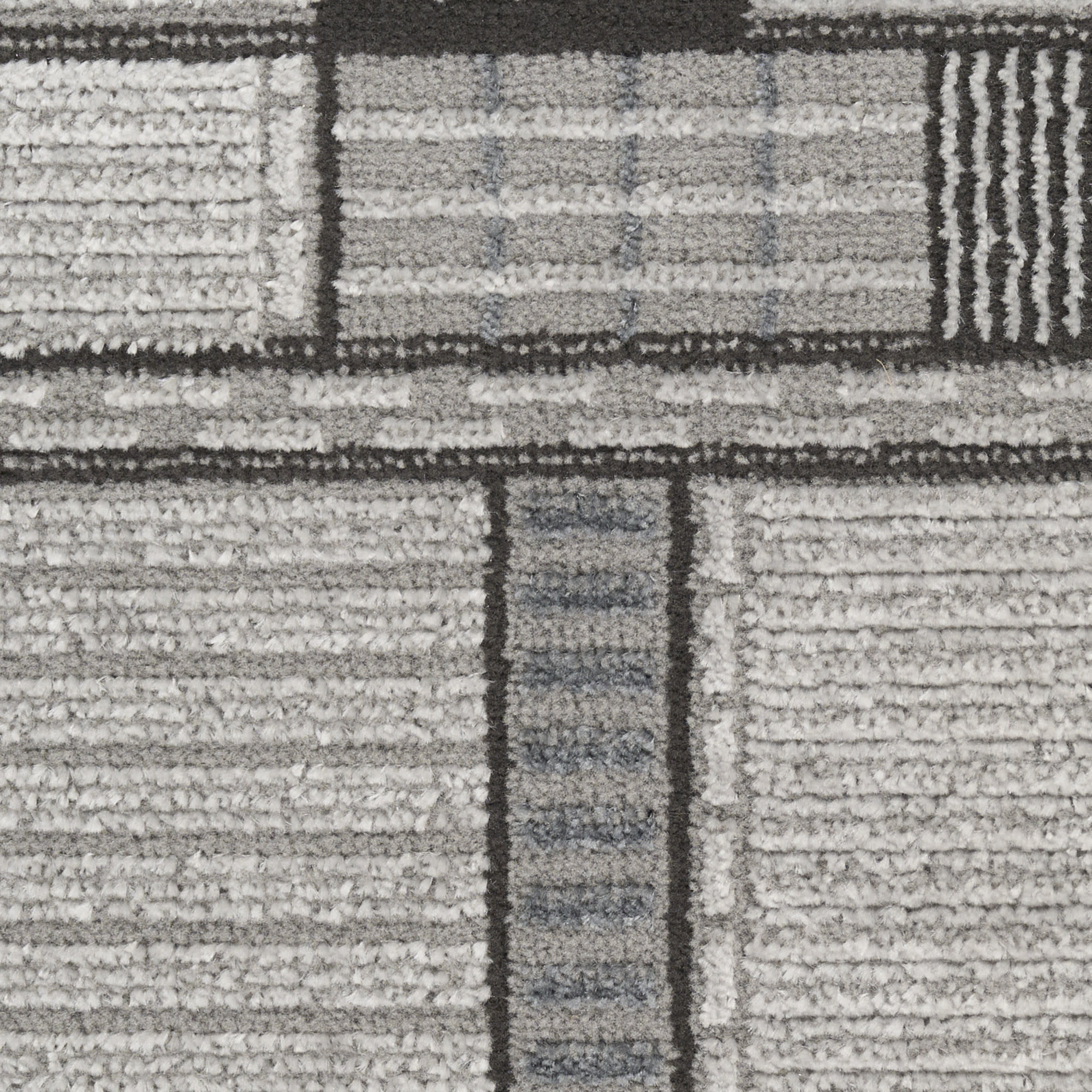 Nourison Nordic NRC04 Black Grey Area Rug - Image 4