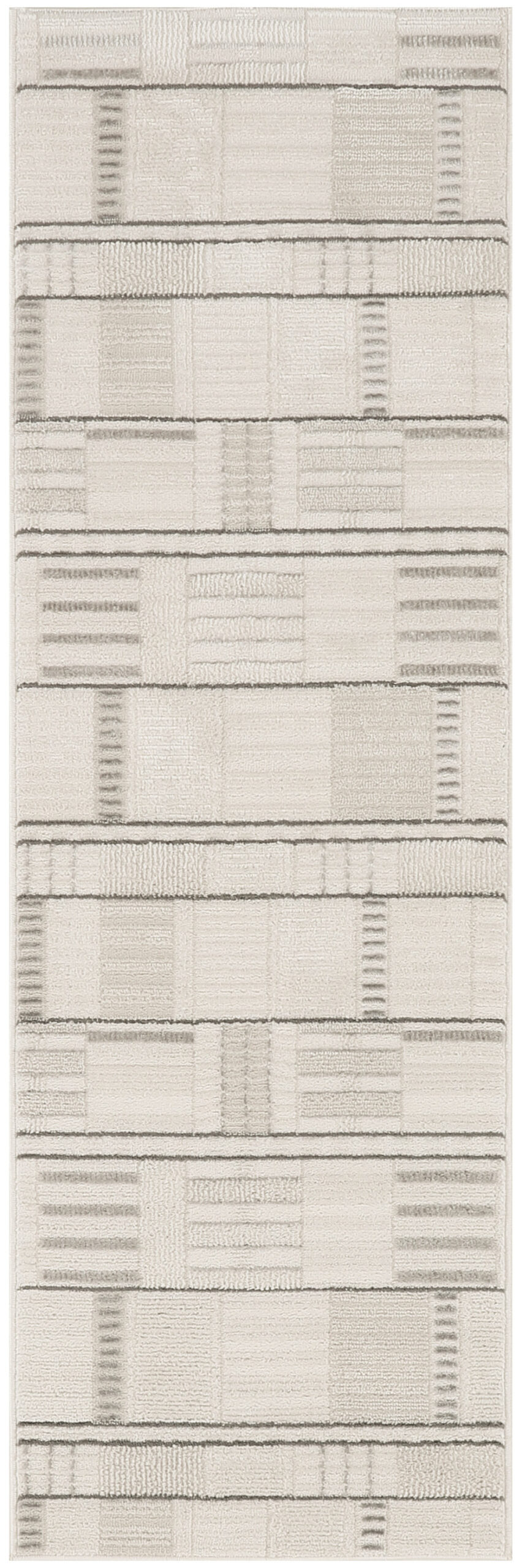 Nourison Nordic NRC04 Ivory Grey Area Rug