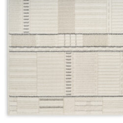 Alternative view of Nourison Nordic NRC04 Ivory Grey Area Rug