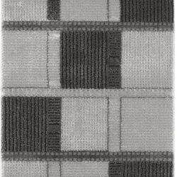 Nourison Nordic NRC09 Grey Black Area Rug